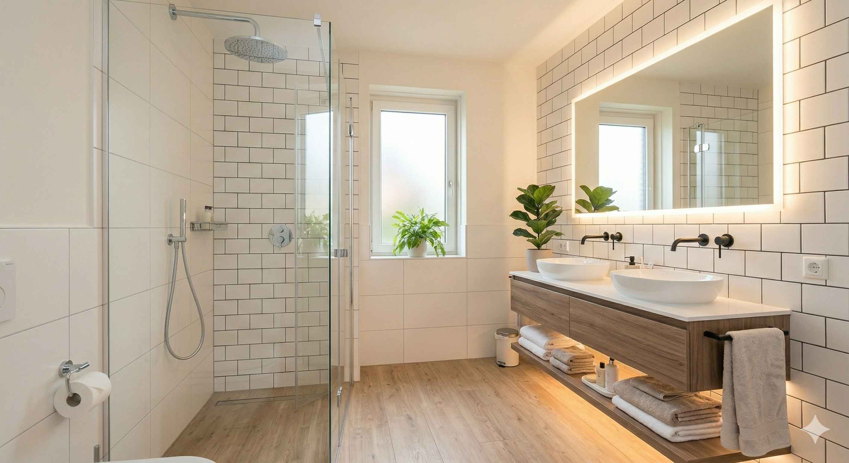 Badkamer renovatie resultaat